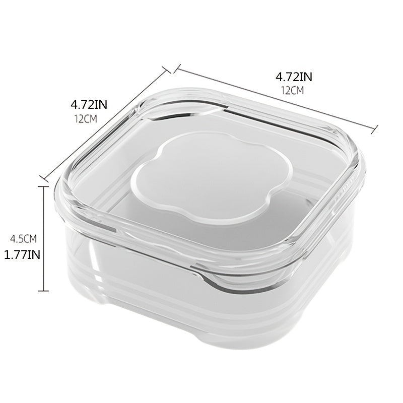 4/8/10pcs Clear Plastic Containers For Refrigerator With Lids, Food Storage Fresh-keeping Box, Dishwasher Safe, Fruit Vegetable Crisper, Dumpling Meat Ginger Garlic Green Onion Food Storage Containers, Home Kitchen Utensil